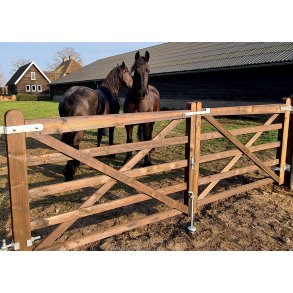 Country House grind, 180cm, gran, brun impregnerad 